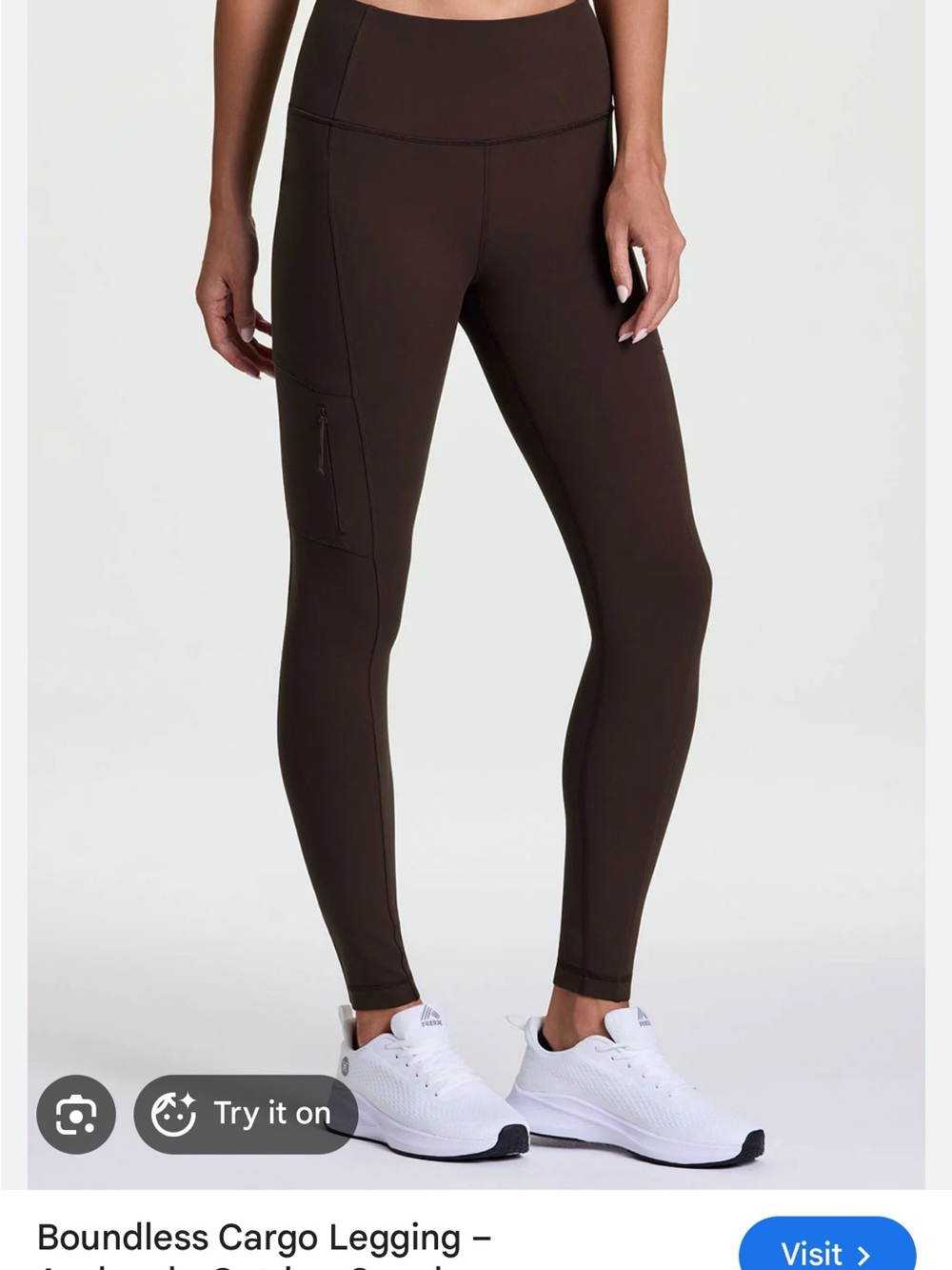 Avalanche Boundless Cargo Legging - Brown